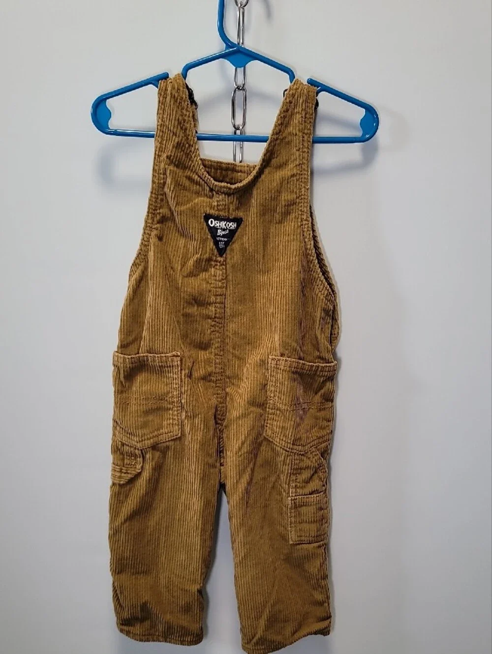 OshKosh B'gosh Mustard Corduroy Kids Overalls